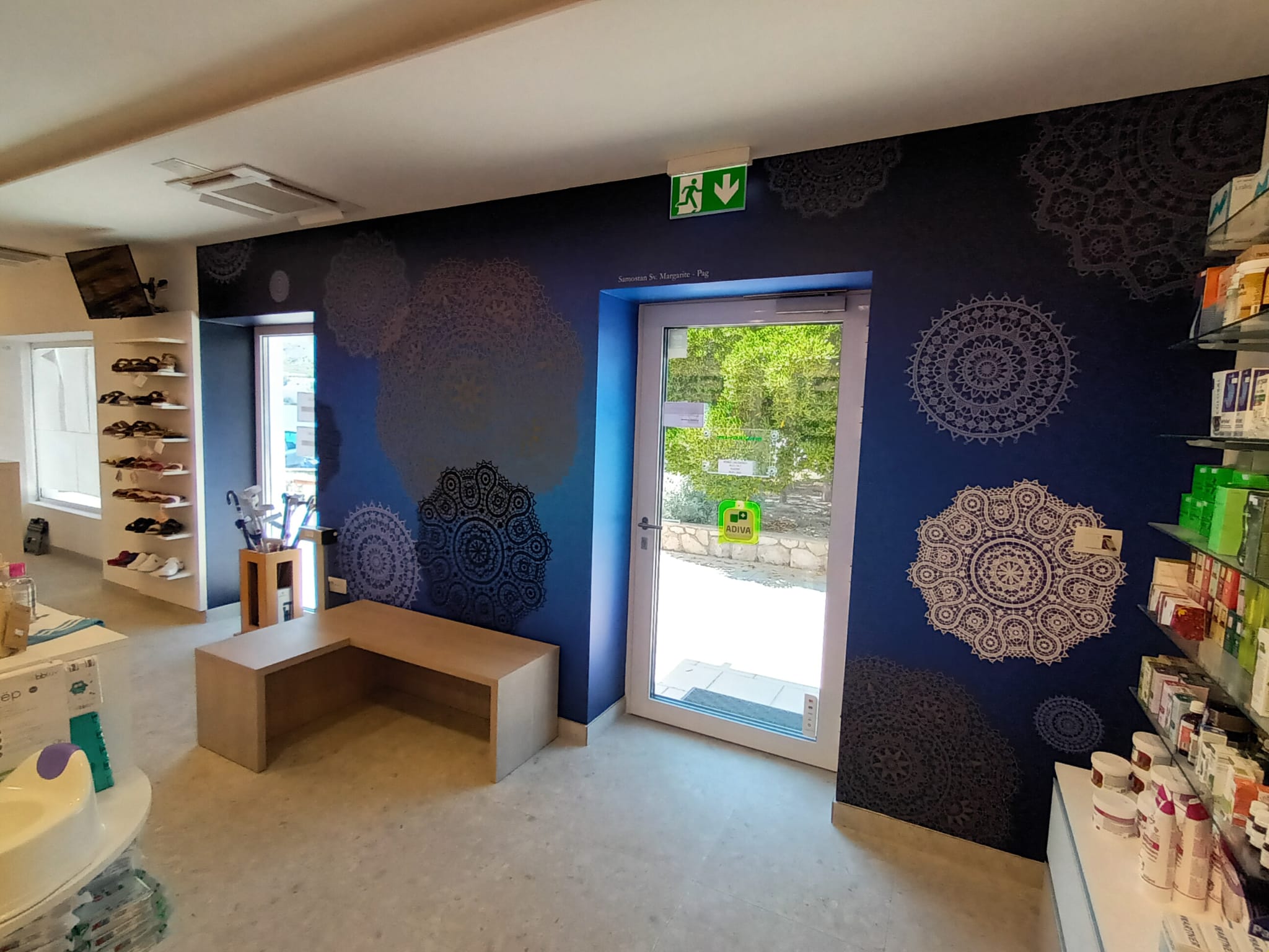 Detalj završne izvedbe u poslovnom prostoru
